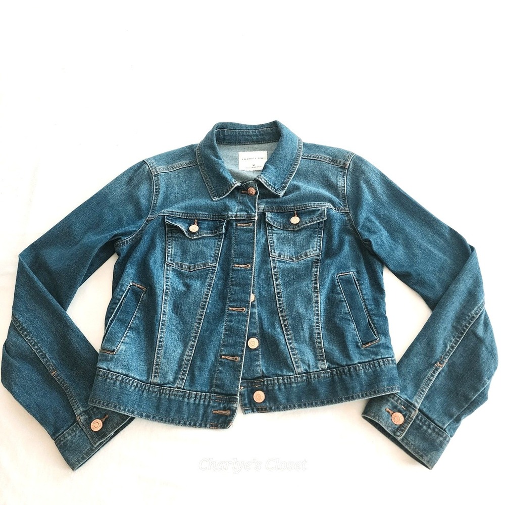Classic Med Wash Denim Jean‎ Jacket M| Everyday Casual Layering Festival